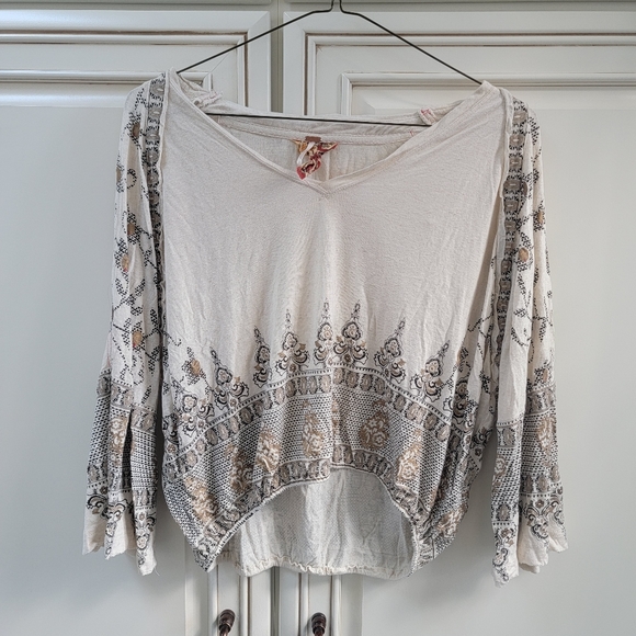 Free People Crop Shirt - Picture 1 of 3